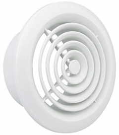 Elex 100mm Round White Grill